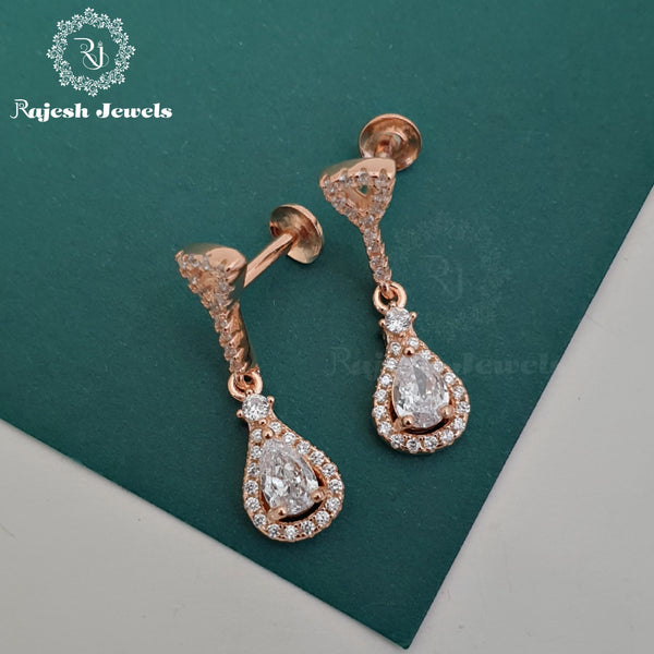 Charming Cz South Screw Earrings