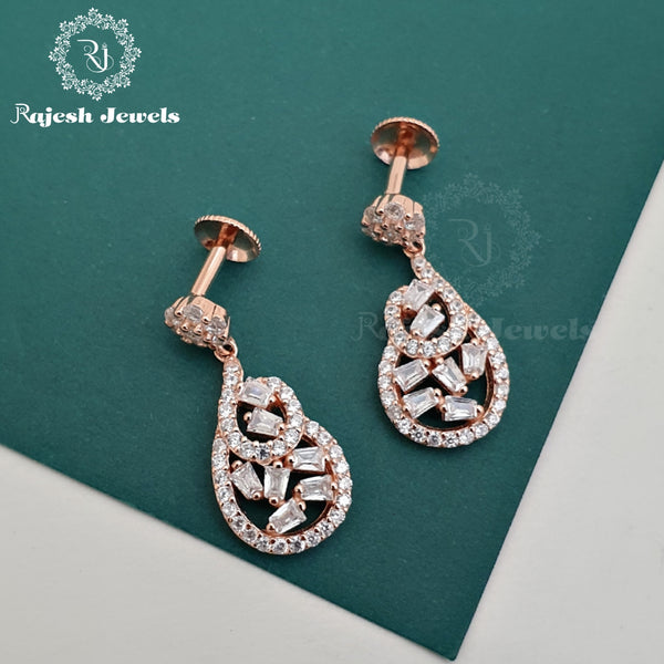 Delightful Cz South Screw Earrings