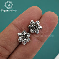 Floral Design Stud Earrings