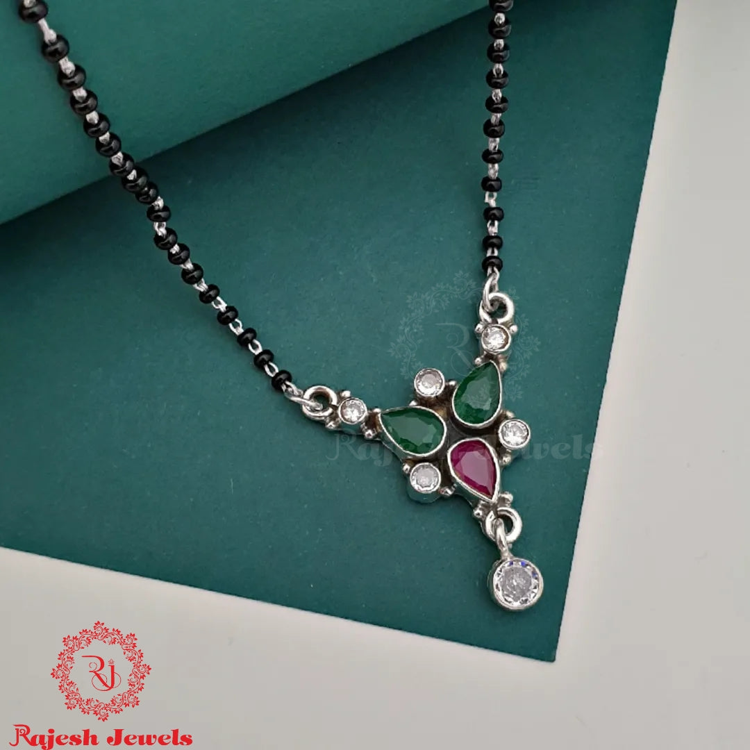 Triangular Multi Coloured Mangalsutra