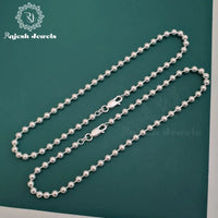 Spherical 925 Plain Anklet