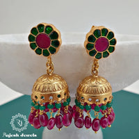 Exuberant Kundan Stone Jumka