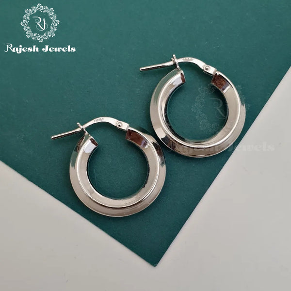 Gracefull Plain Hoop Earrings