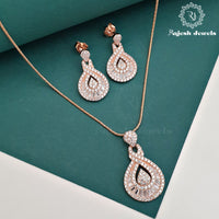 Pleasing Rosegold Pendant Set