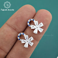 Amazing Blue Cz Studs