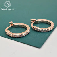 Sleek Roaegold Bali Earrings