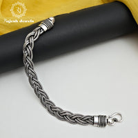 Magnificent Twisted Oxidised Men's Bracelet