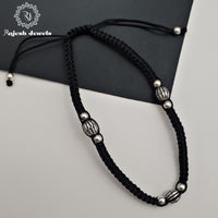 Elegant Oxidised Nazariya Anklet