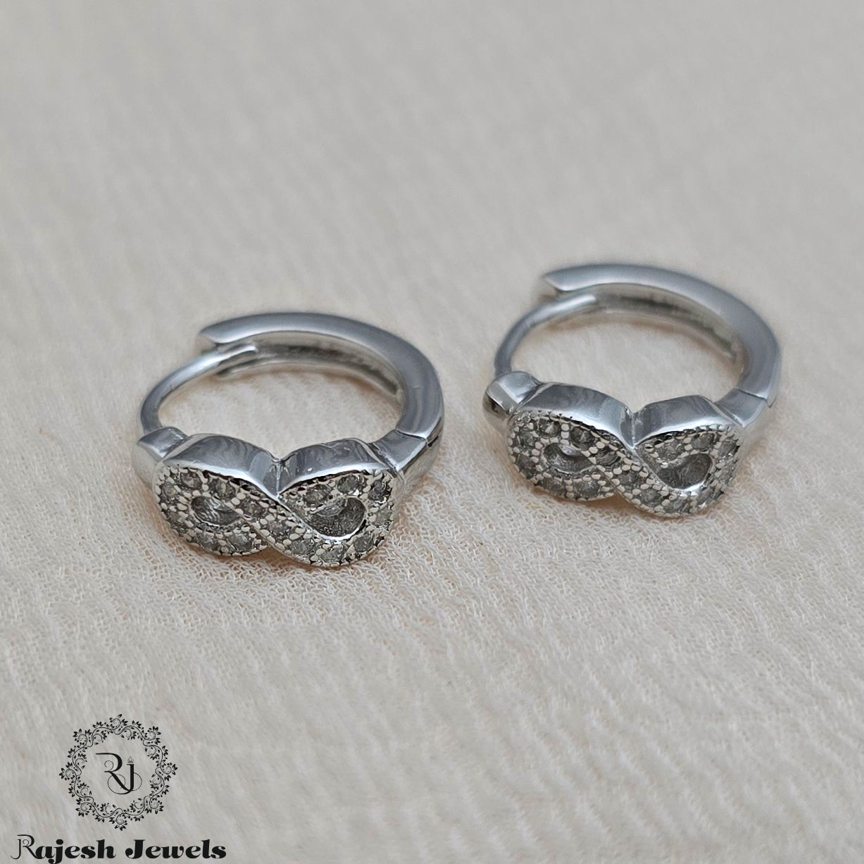 Infinite Designed Cz Bali Earrings