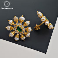 Mesmerising Gold Plated Stud Earrings