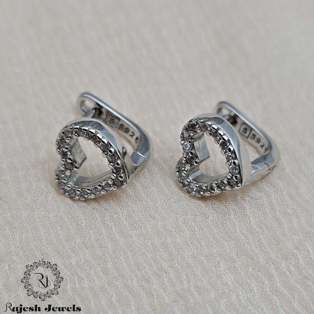 Little Heart Cz Bali Earrings