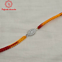 Appealing Traditional Silver Rakhi