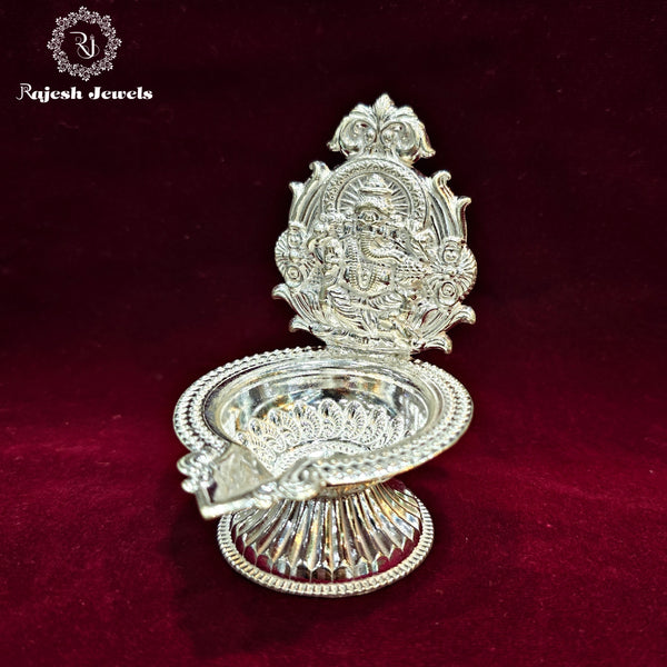 Lord Ganesha Silver Lamp