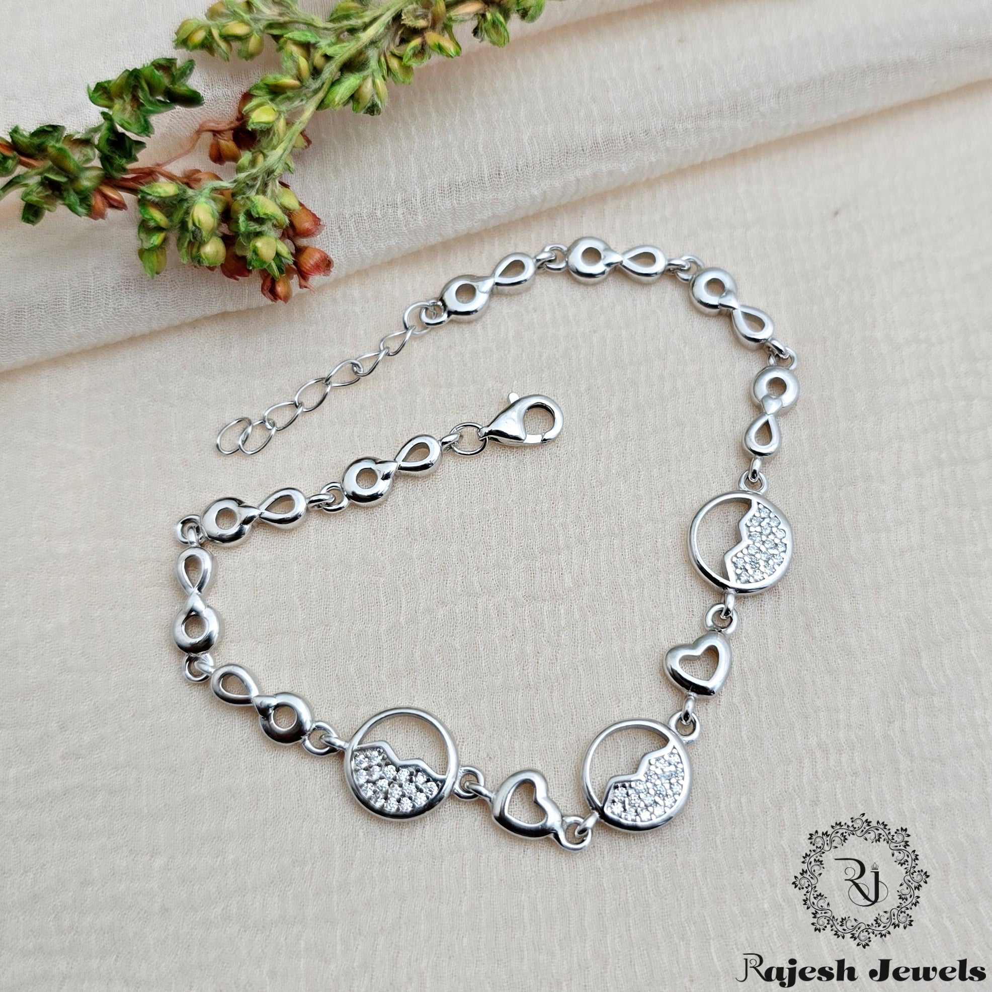 Circular Cz Daily Wear Bracelet