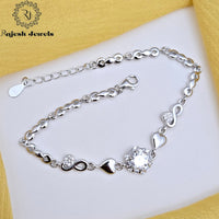 Shimmering Cz Ladies Bracelet