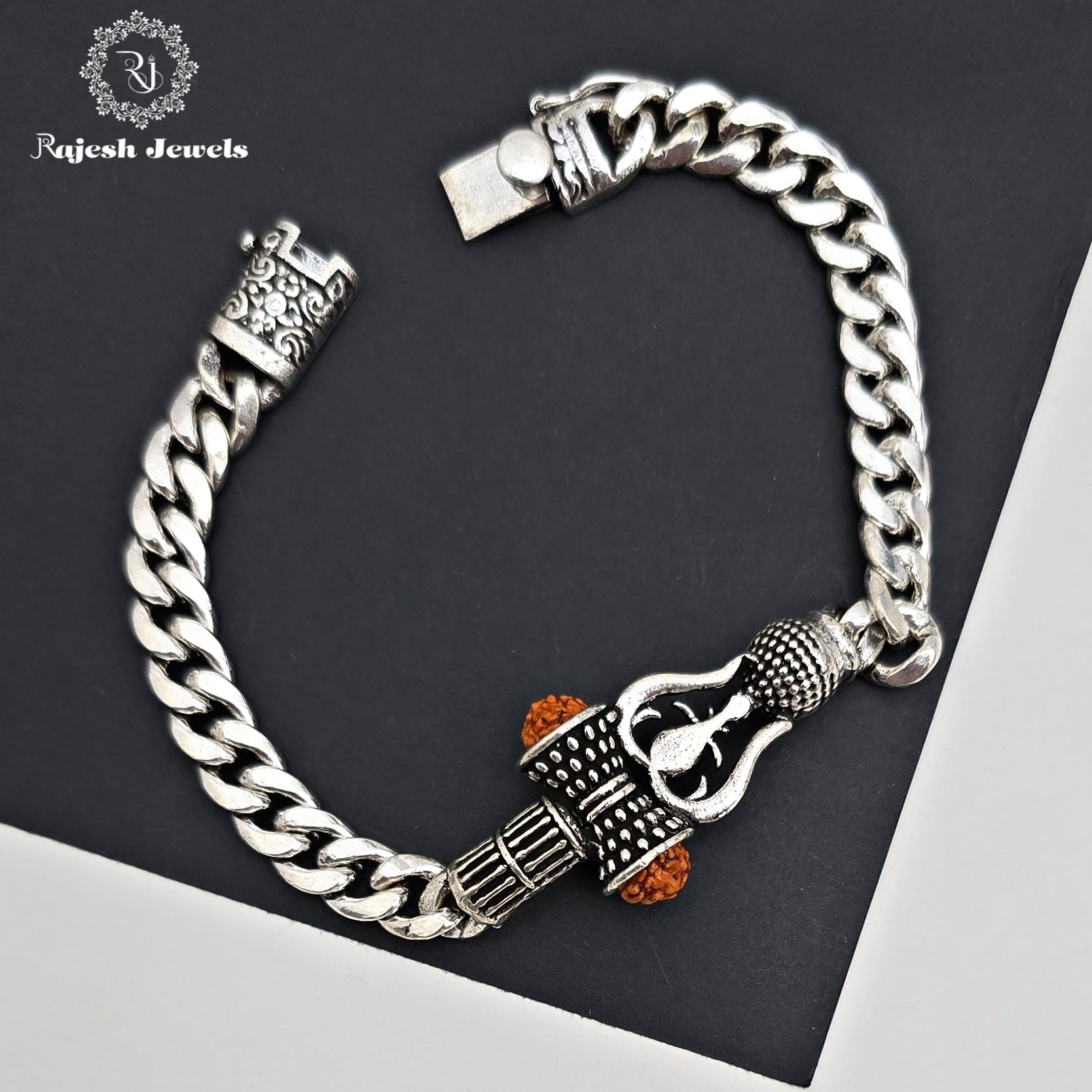 Trident Rudraksh Men's Bracelet