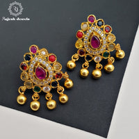 Adorable Navrathan Stud Earrings