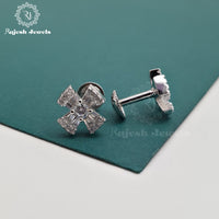 Crossed Cz South Screw Studs