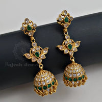 Lavish Cz Jumka Earrings