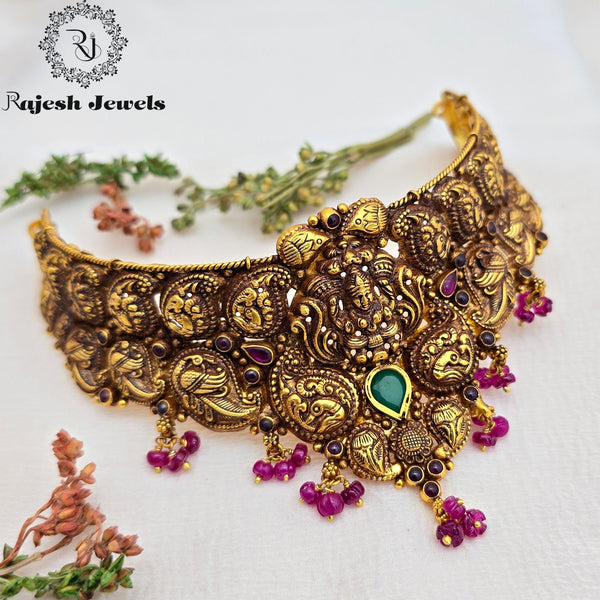 Traditional Mango Lakshmi Choker Neckpiece