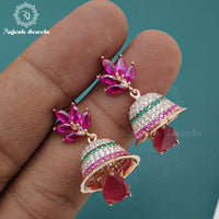 Vibrant Cz Rosegold Jumka