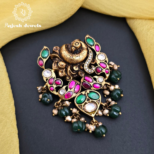 Enchanting Kundan Nakshi Pendent