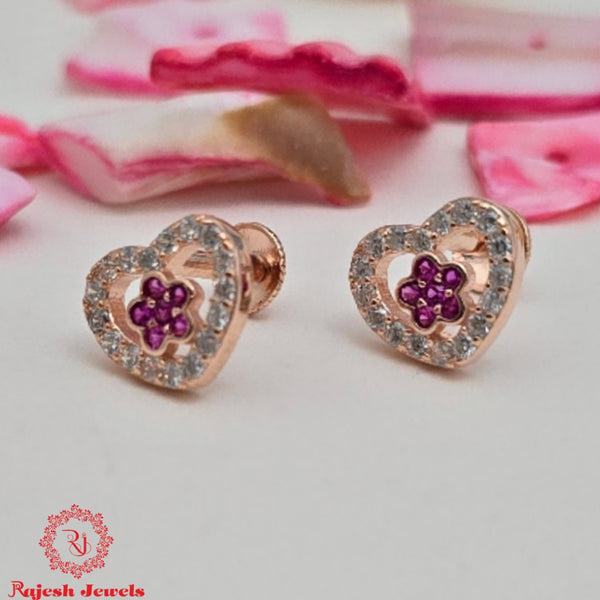 Beautiful Heart Cz South Screw Studs