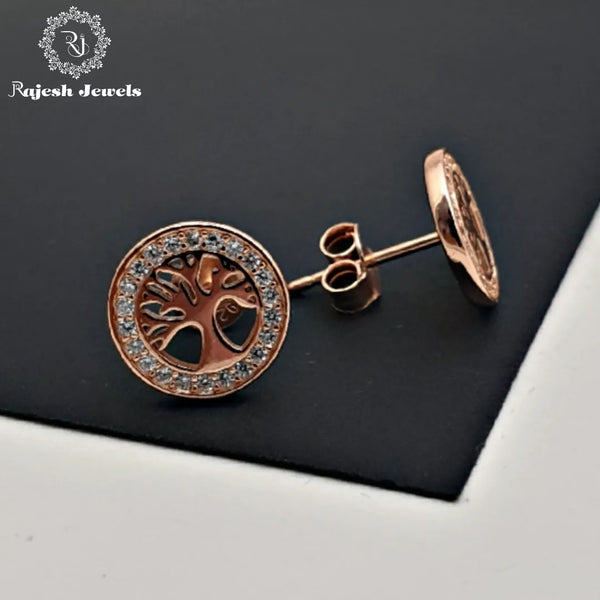 Radiant Cz Rosegold Studs