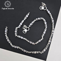 Sparkling Cutstone Anklet