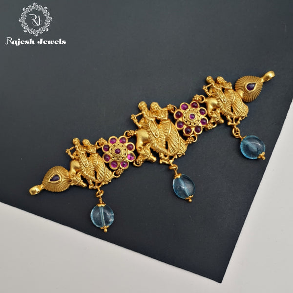 Radha Krishna Temple Choker Neckpiece