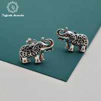 Filigree Elephant Studs