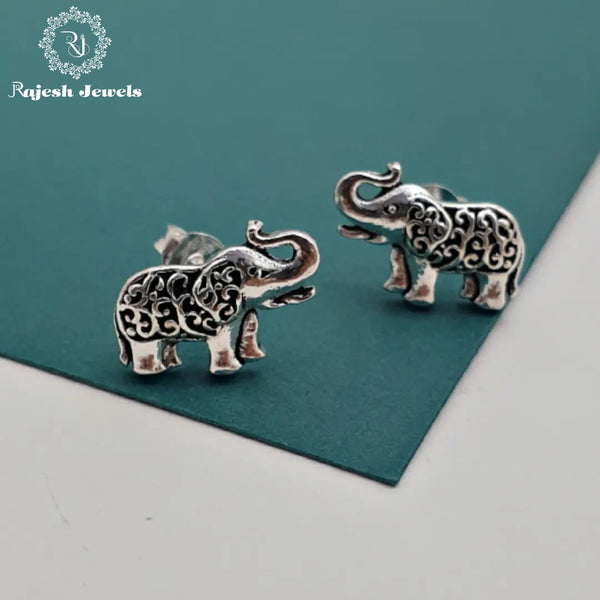 Filigree Elephant Studs