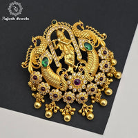 Gopal Krishna Cz Gold Plated Pendant