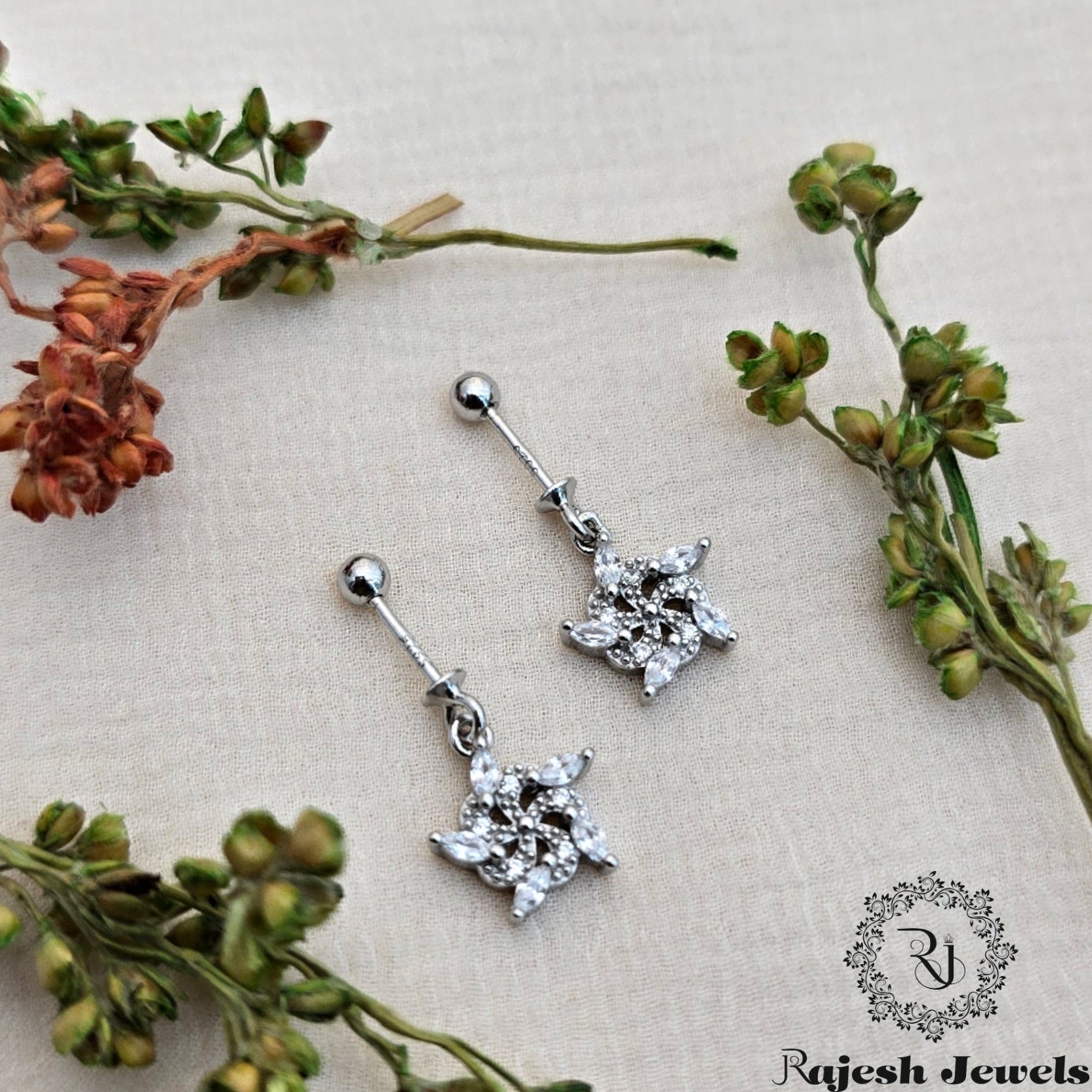 Radiant Cz Bugadi Earrings