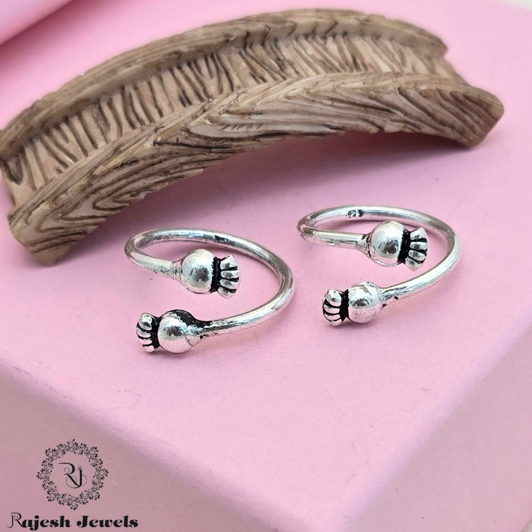 Magnified Top Adjustable Silver Toering