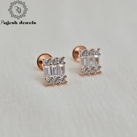 Glittering Rosegold South Screw Studs