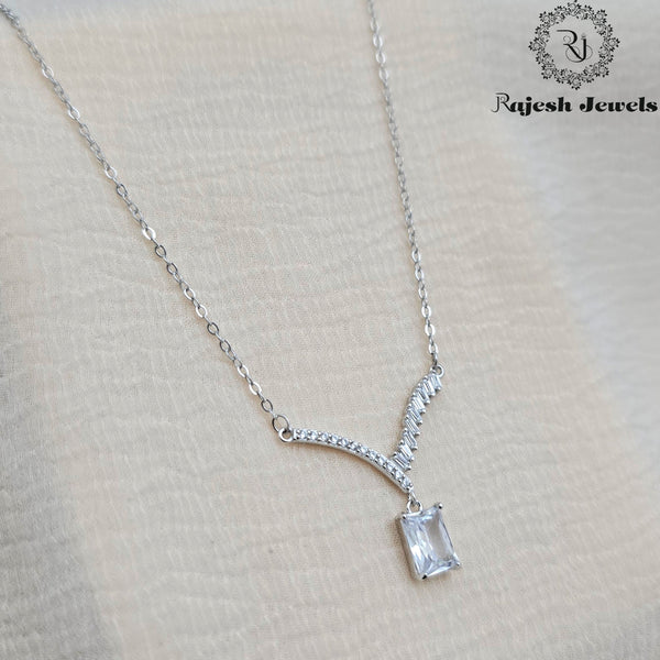 Glorified Cz Solitaire Neckpiece