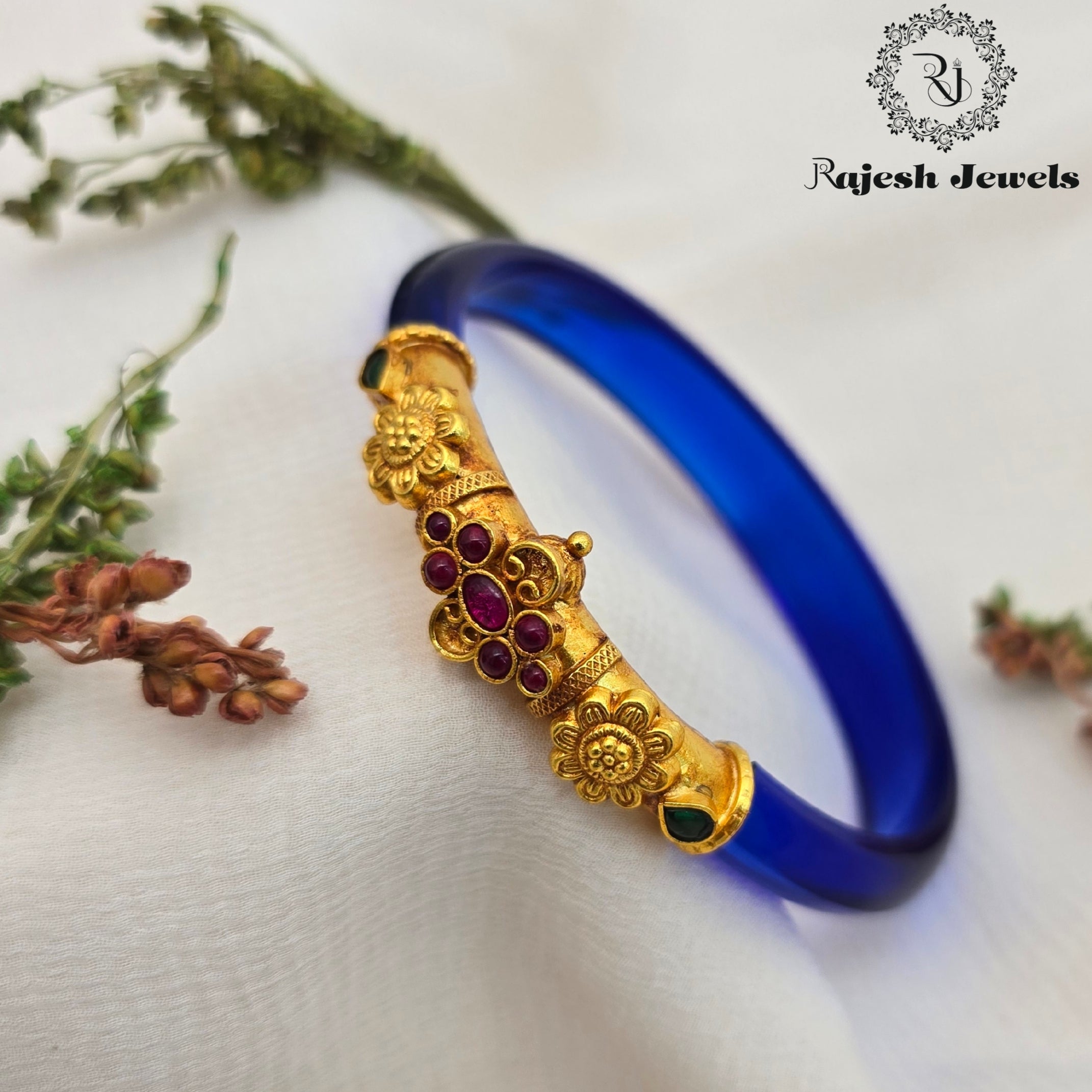 Enchanting Silver Gold Plated Bangle
