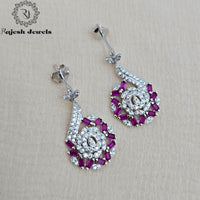 Hypnotic Cz Hanging Earrings