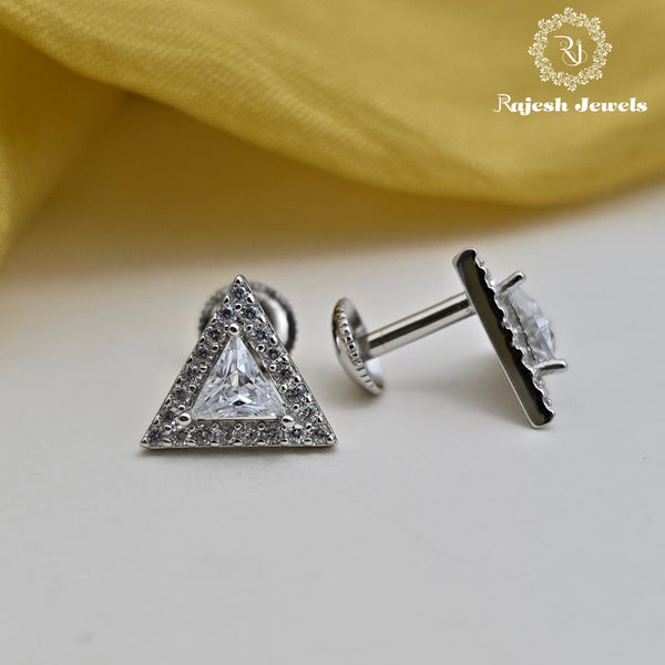 Triangular Cz South Screw Studs