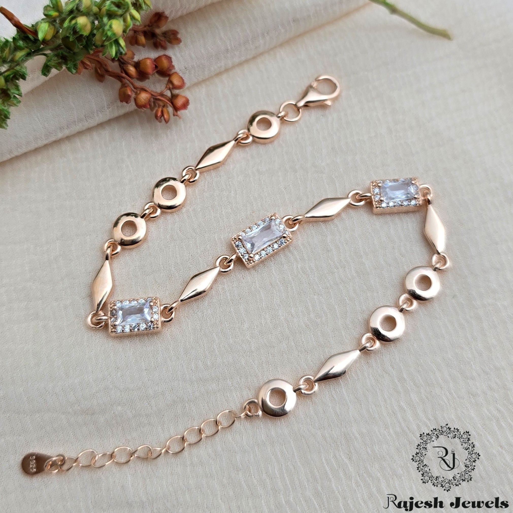 Lavish Cz Rosegold Bracelet