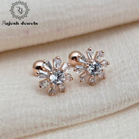 Opulent Cz 2nd Stud Earrings