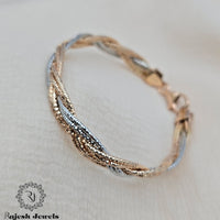 Fantastic Dual Tone Hand Bracelet