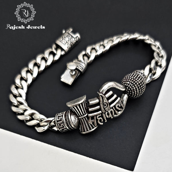 Mahakal Men's Oxidised Bracelet