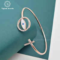 Evil Eye Cuff Hand Kada