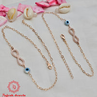 Unimaginable Infinity Rosegold Anklet