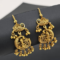 Artistic 3D Chandbali Hanging Earrings