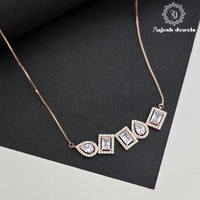 Geometric Rosegold Neckpiece