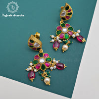 Mango Kundan Chandbali Earrings