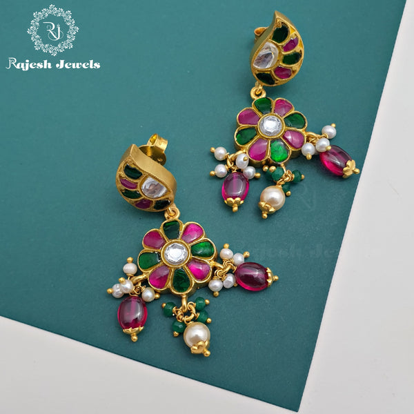 Mango Kundan Chandbali Earrings